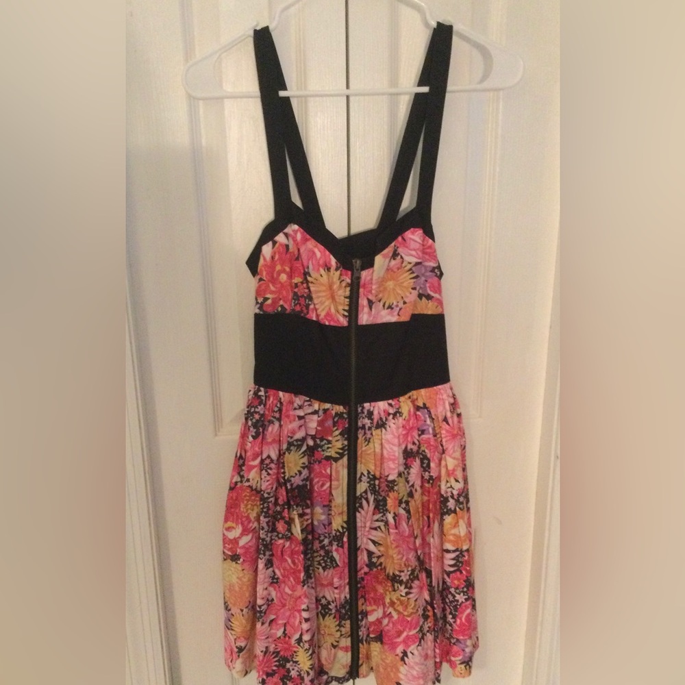 NWT Jack BB Dakota Floral Zip-Front Dress